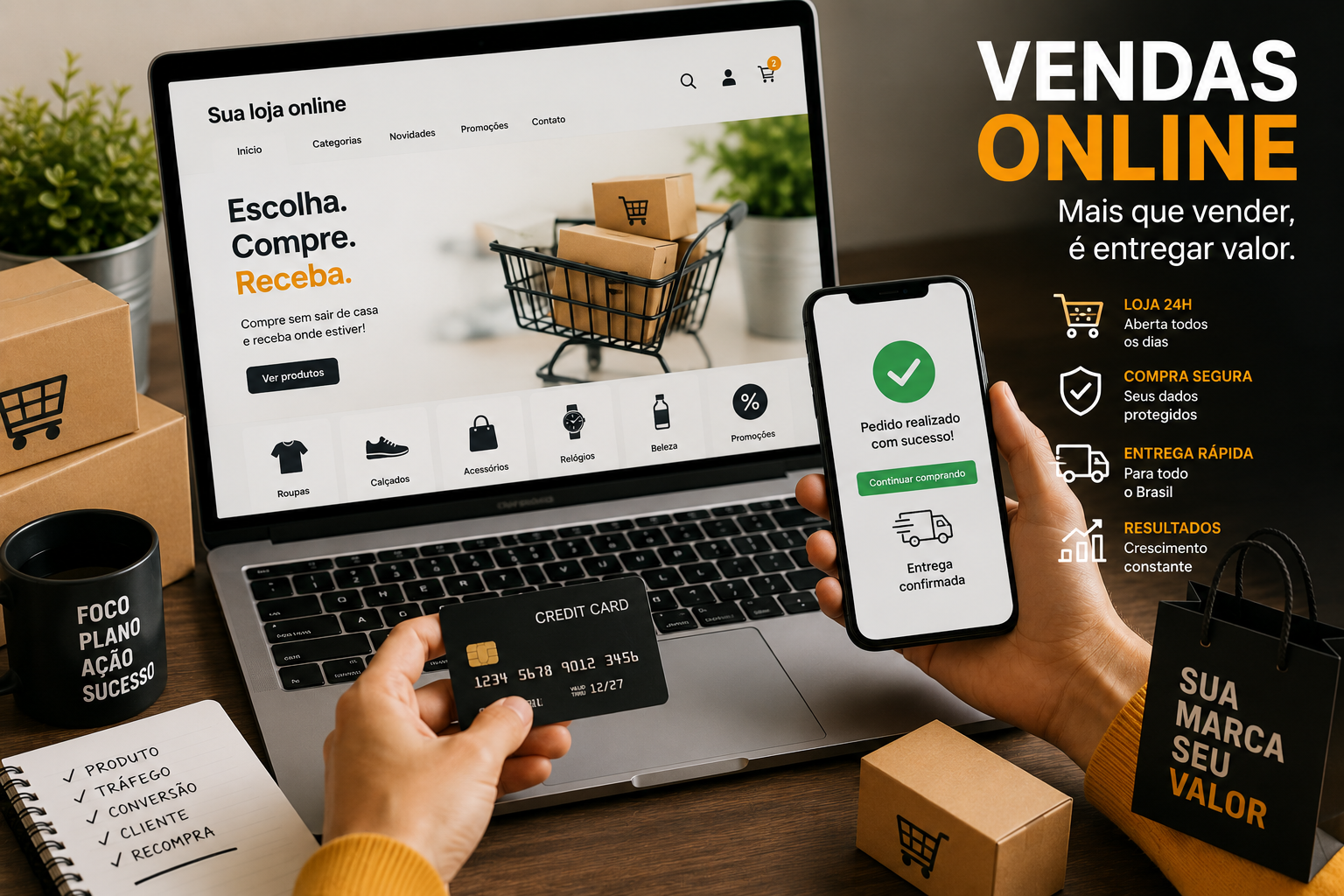 Vendas On-line com Segurança - CRAS Santa Maria